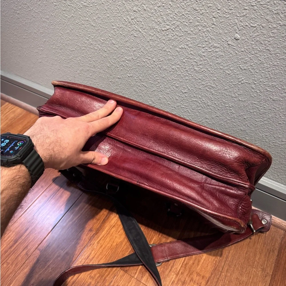 Ellington Brown Leather Briefcase
